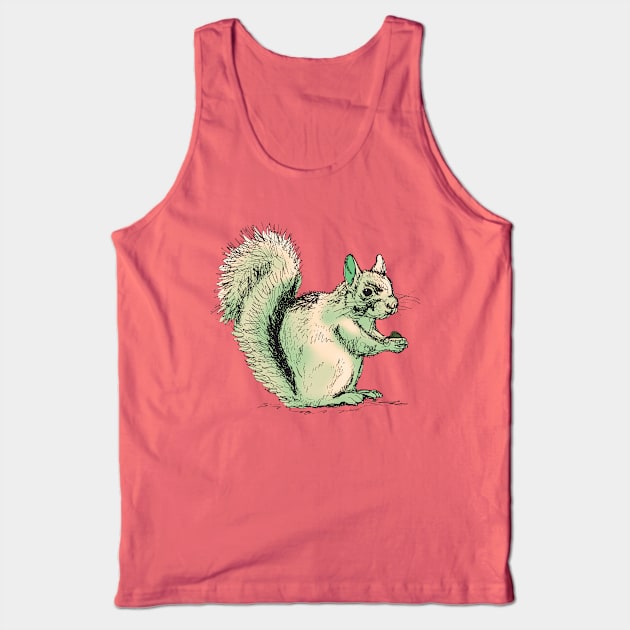 Squirrel Tank Top by Ornaart